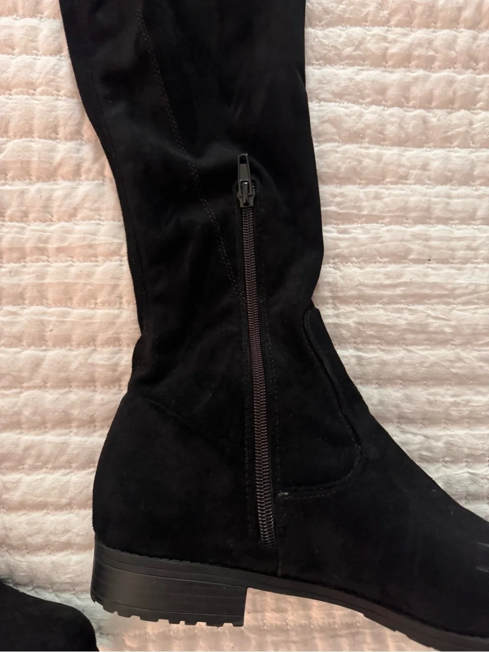 Unisa black suede over-the-knee boots- Size 10M